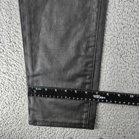 mnml Jeans Mens 38 Black X125 Stretch Denim Distressed Ripped‎ Knees Slim Fit - Picture 11 of 16